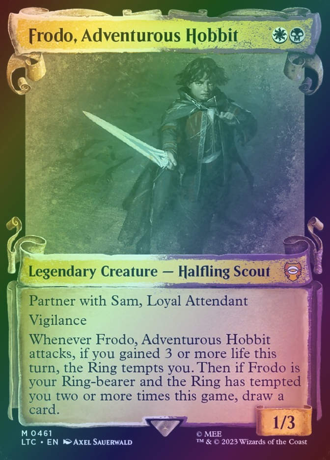 Frodo, Adventurous Hobbit (LTC) (461) / Showcase / Foil