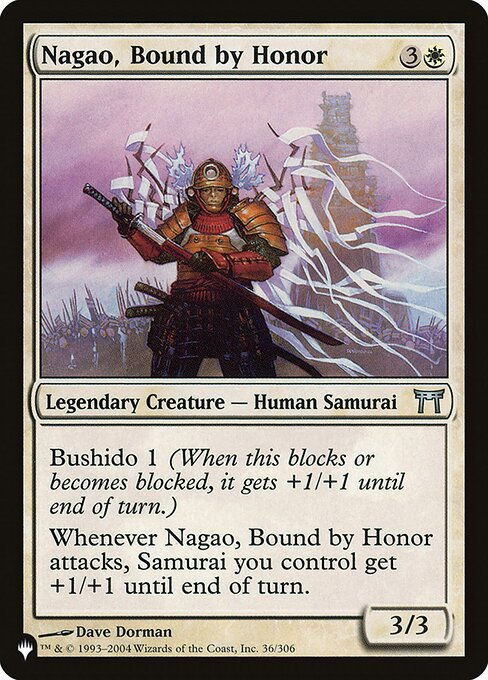 Nagao, Bound by Honor (PLST) (CHK-36)