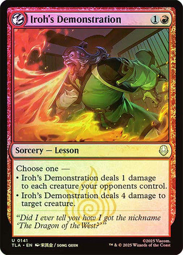 Iroh's Demonstration (TLA) (141) / Foil