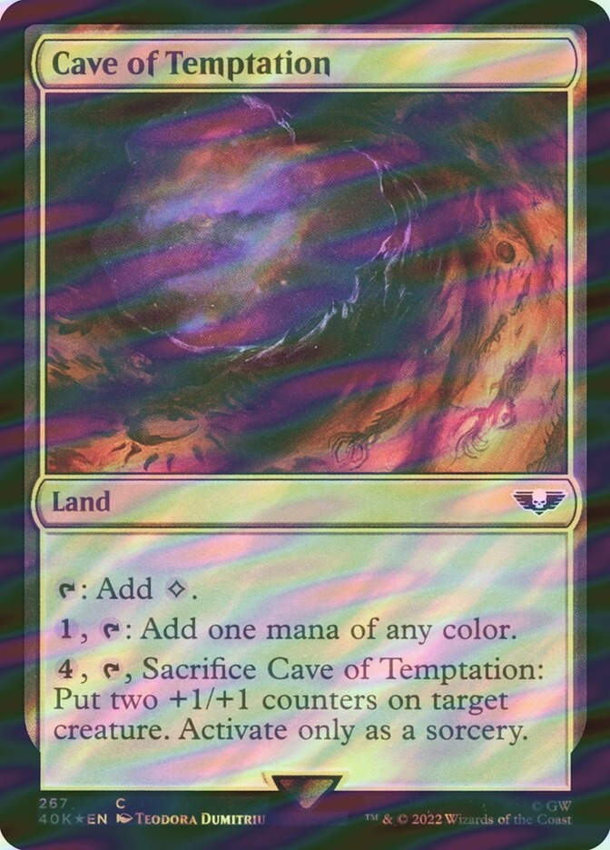Cave of Temptation (40K) (267★) / Surge Foil