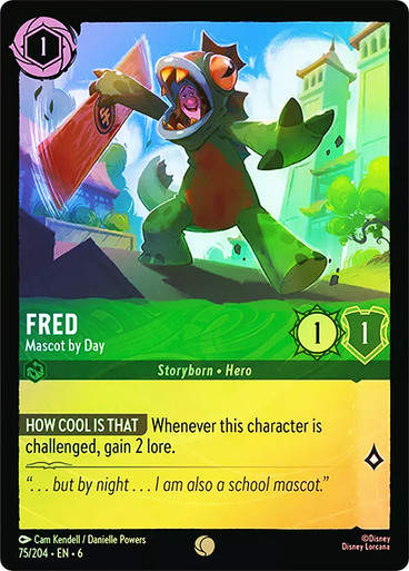Fred - Mascot by Day (LOR_AZU) / Foil