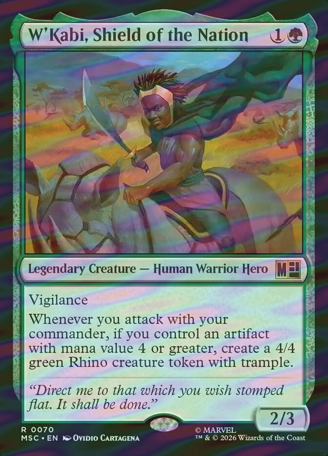 W'Kabi, Shield of the Nation (MSC) (70) / Surge Foil