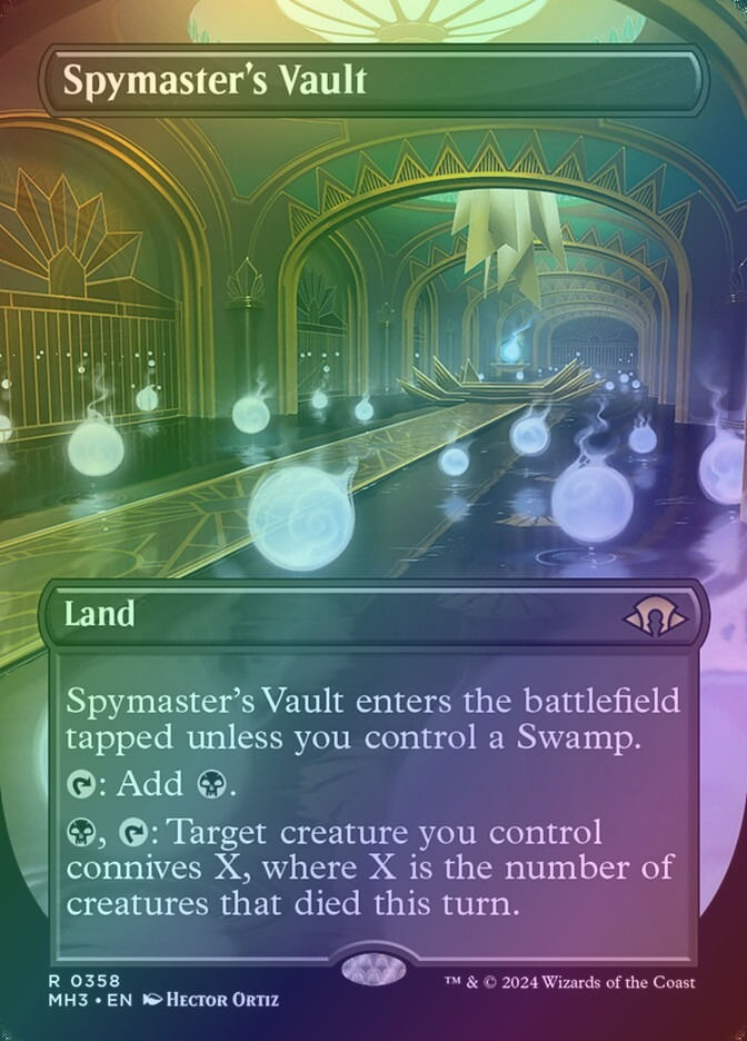 Spymaster's Vault (MH3) (358) / Borderless / Foil