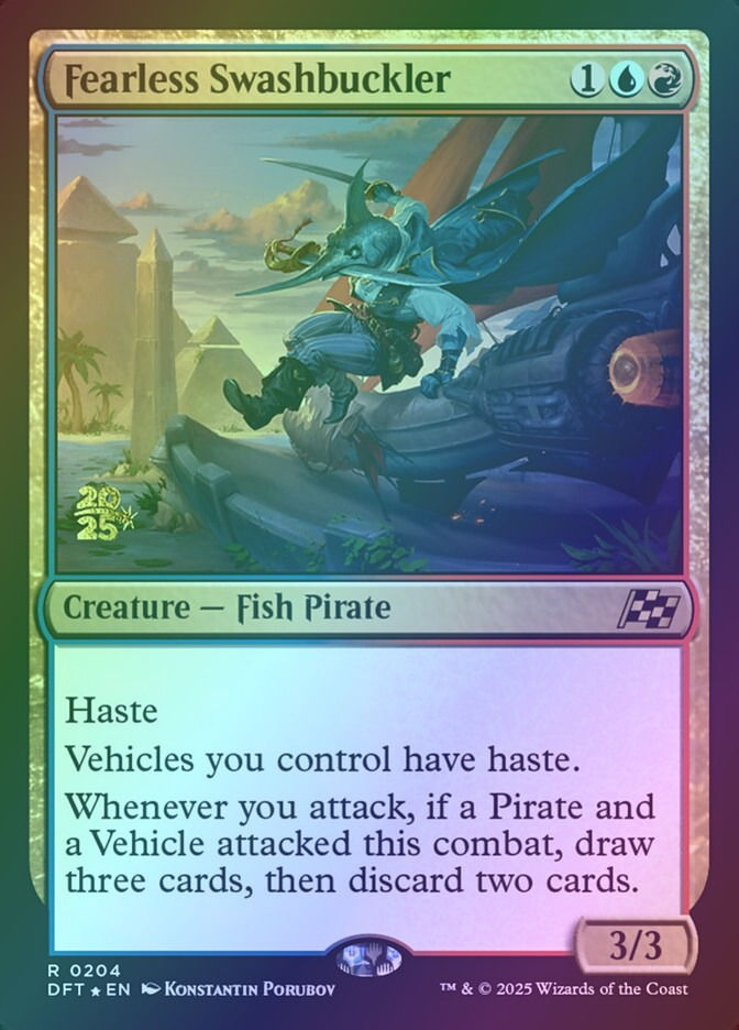 Fearless Swashbuckler (PDFT) (204s) / Foil