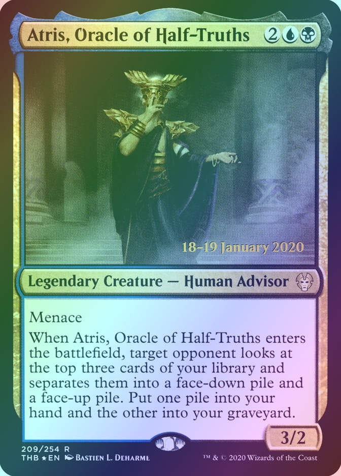 Atris, Oracle of Half-Truths (PTHB) (209s) / Foil