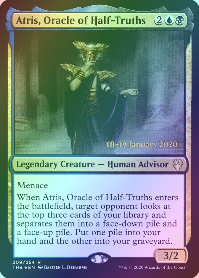 Atris, Oracle of Half-Truths (PTHB) (209s) / Foil