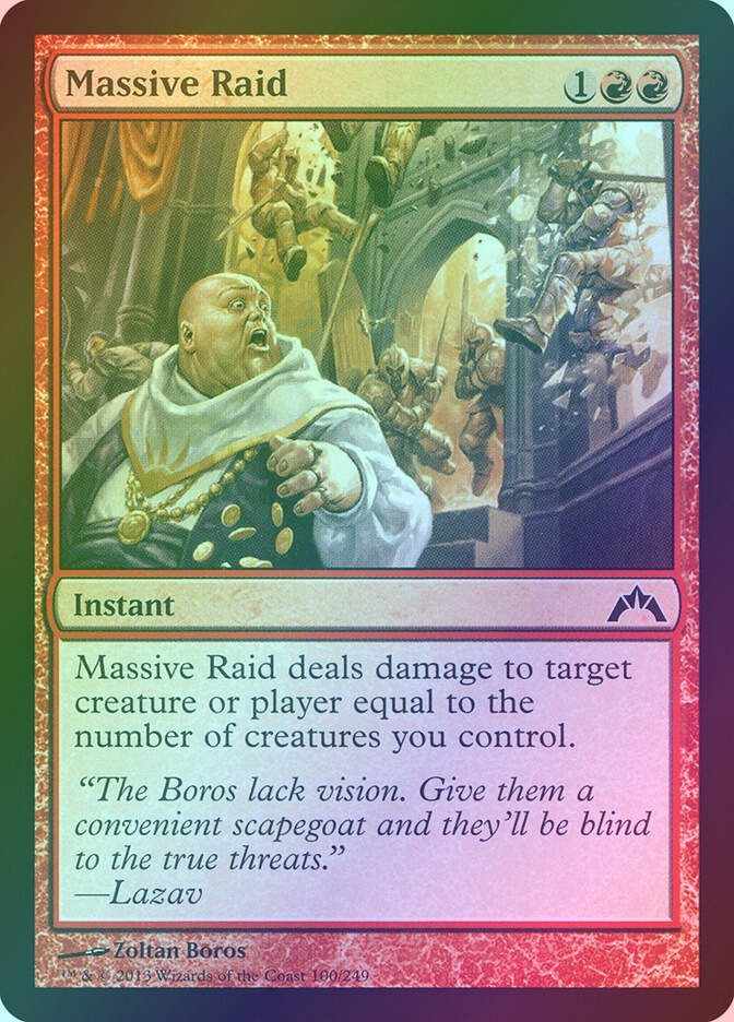 Massive Raid (GTC) (100) / Foil