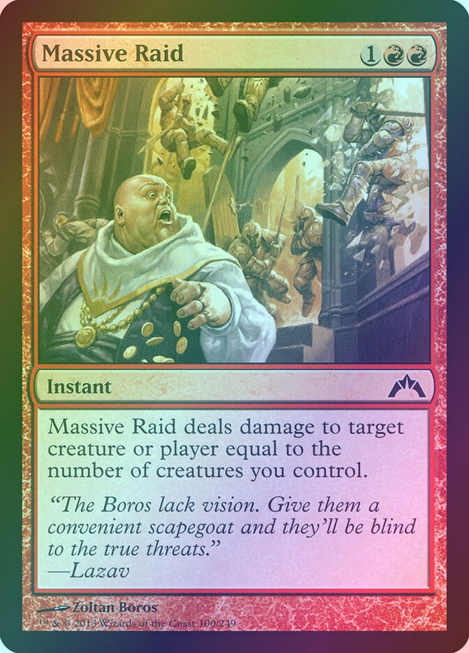 Massive Raid (GTC) (100) / Foil