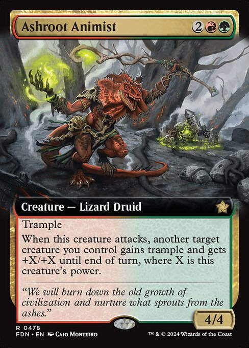 Ashroot Animist (FDN) (478) / Extended Art