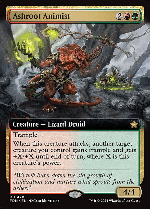 Ashroot Animist (FDN) (478) / Extended Art
