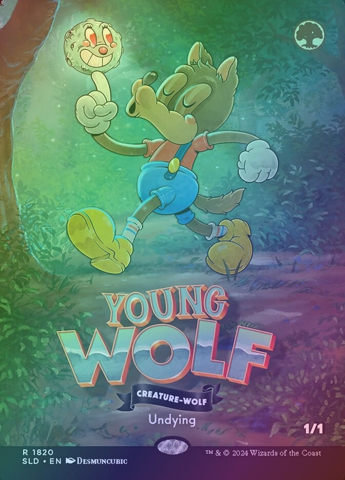 Young Wolf (SLD) (1820) / Borderless / Foil