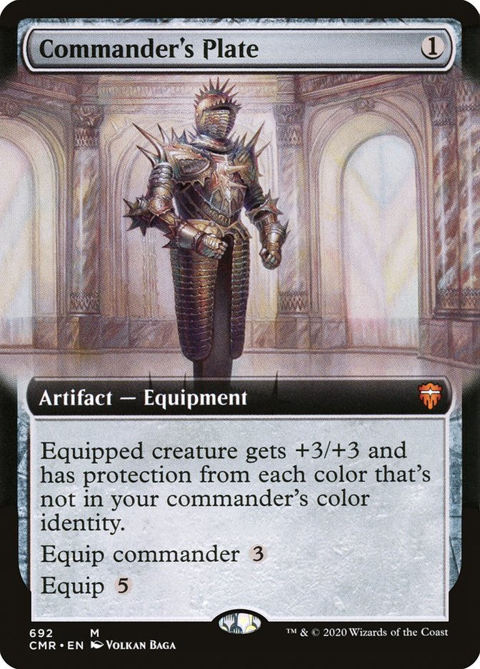 Commander's Plate (CMR) (692) / Extended Art