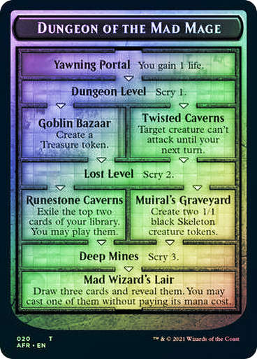 Token (Dungeon of the Mad Mage // Goblin) (TAFR) / Foil