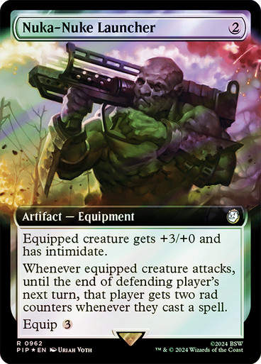 Nuka-Nuke Launcher (pip) (962) / Extended Surge Foil