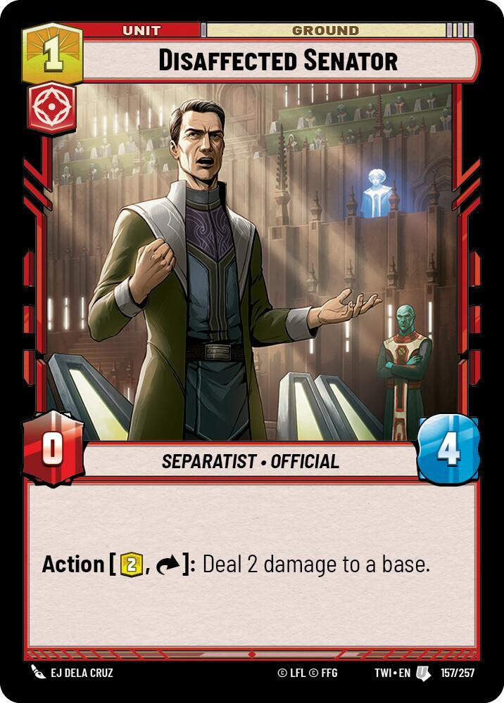 Disaffected Senator (TWI) (157/257) / Foil