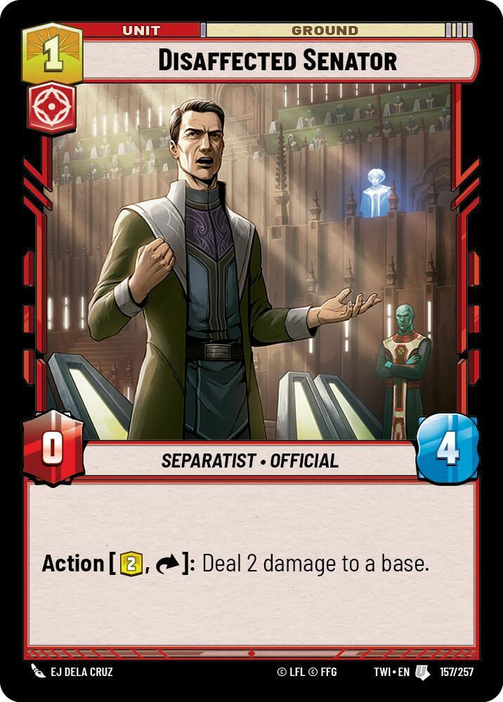 Disaffected Senator (TWI) (157/257) / Foil