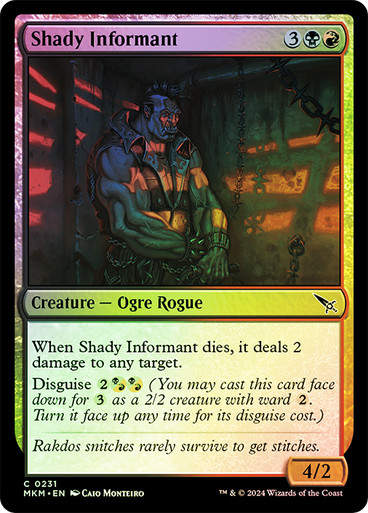 Shady Informant (mkm) (231) / Foil