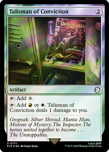 Talisman of Conviction (pip) (771) / Surge Foil