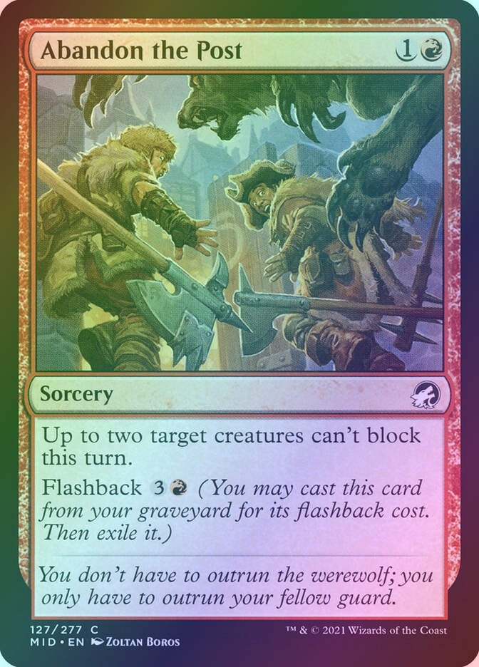 Abandon the Post (MID) (127) / Foil