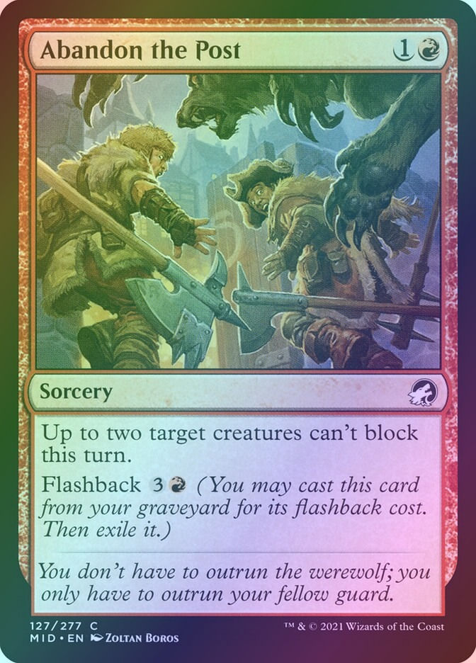 Abandon the Post (MID) (127) / Foil