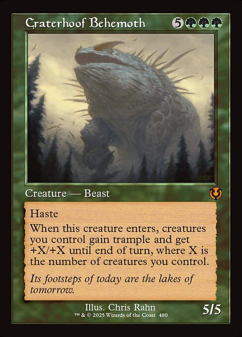 Craterhoof Behemoth (INR) (480) / Retro Frame