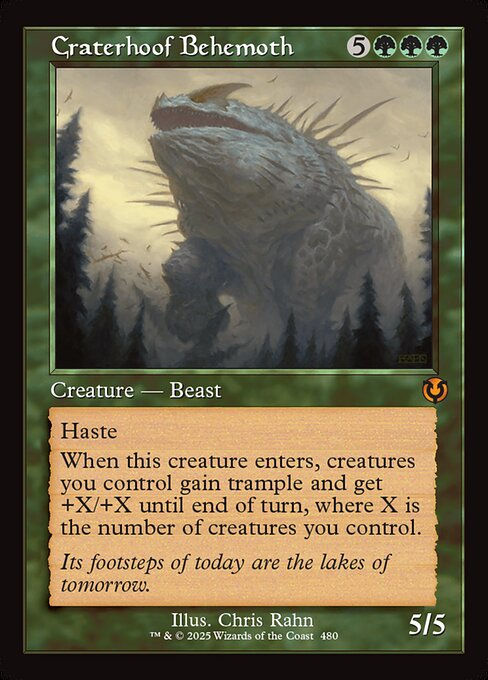 Craterhoof Behemoth (INR) (480) / Retro Frame