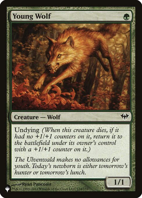 Young Wolf (PLST) (DKA-134)