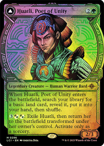 Huatli, Poet of Unity // Roar of the Fifth People (lci) / Showcase / Foil