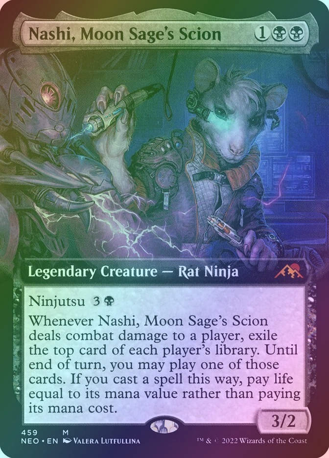 Nashi, Moon Sage's Scion (NEO) (459) / Extended Art / Foil