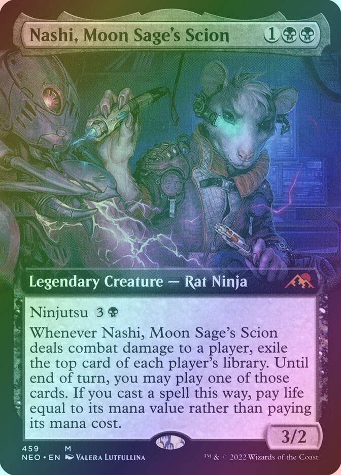 Nashi, Moon Sage's Scion (NEO) (459) / Extended Art / Foil