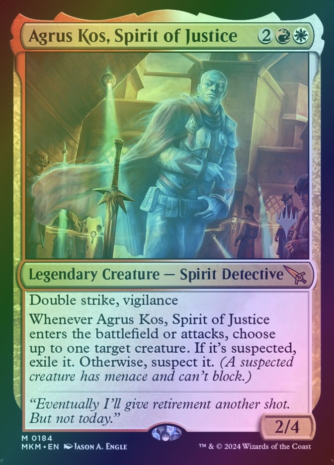 Agrus Kos, Spirit of Justice (PMKM) (184p) / Foil