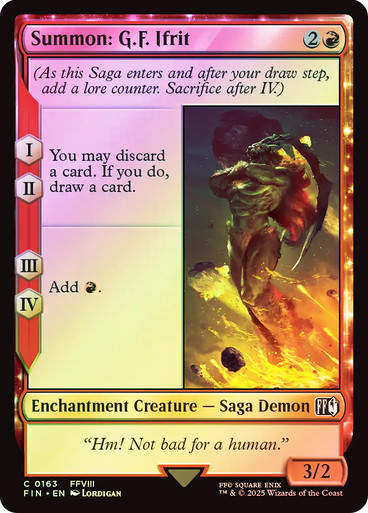 Summon: G.F. Ifrit (FIN) (163) / Foil