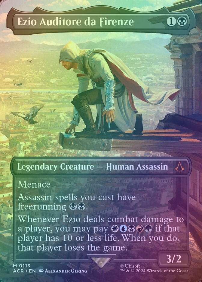 Ezio Auditore da Firenze (ACR) (113) / Borderless / Foil