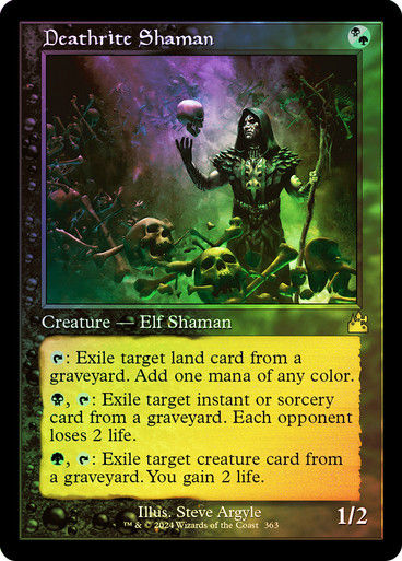 Deathrite Shaman (rvr) (363) / Retro / Foil