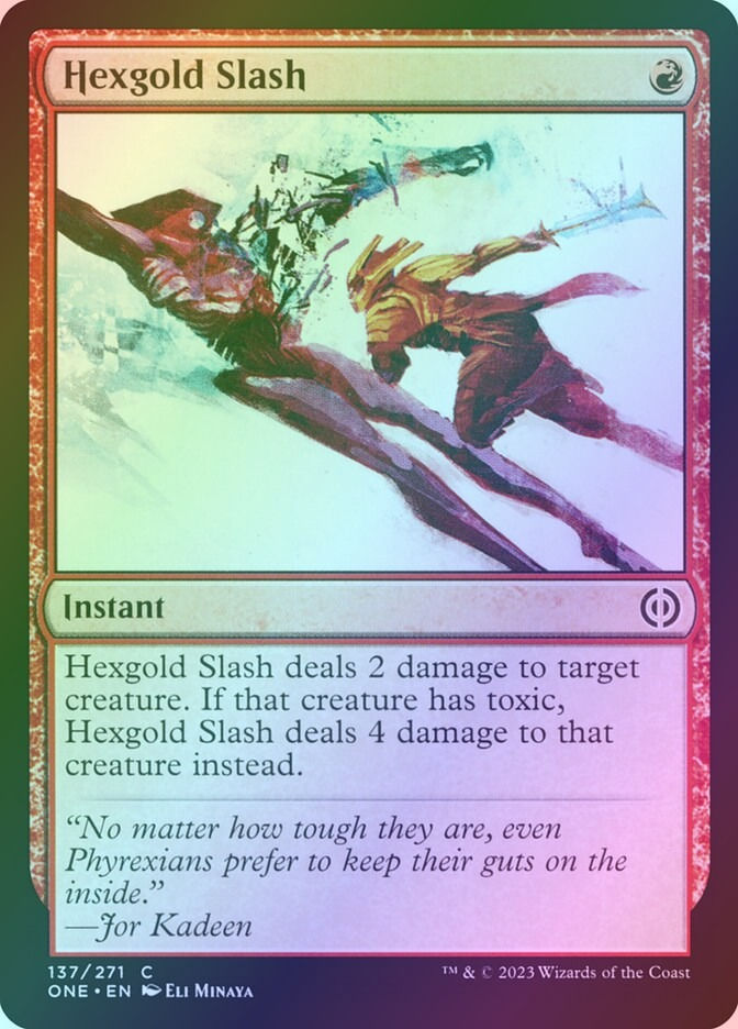 Hexgold Slash (ONE) (137) / Foil