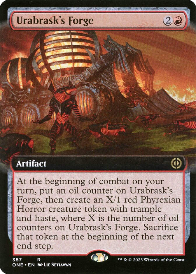 Urabrask's Forge (ONE) (387) / Extended Art