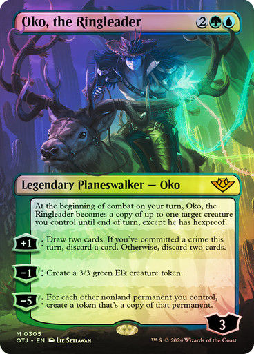 Oko, the Ringleader (otj) (305) / Foil Borderless