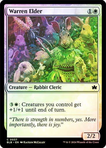Warren Elder (blb) (37) / Foil