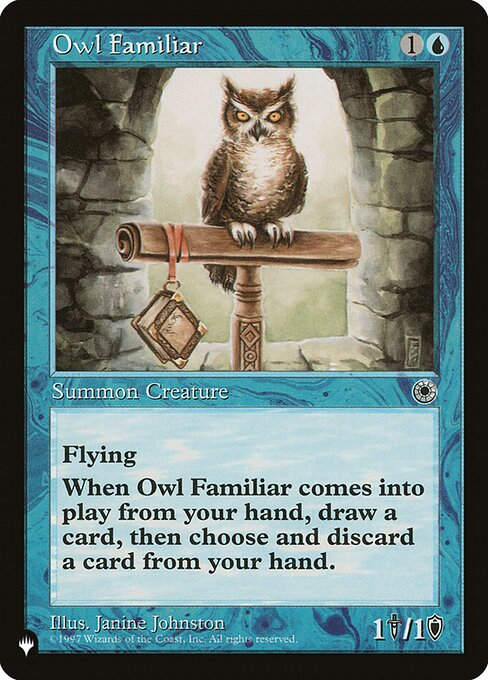 Owl Familiar (PLST) (POR-63)