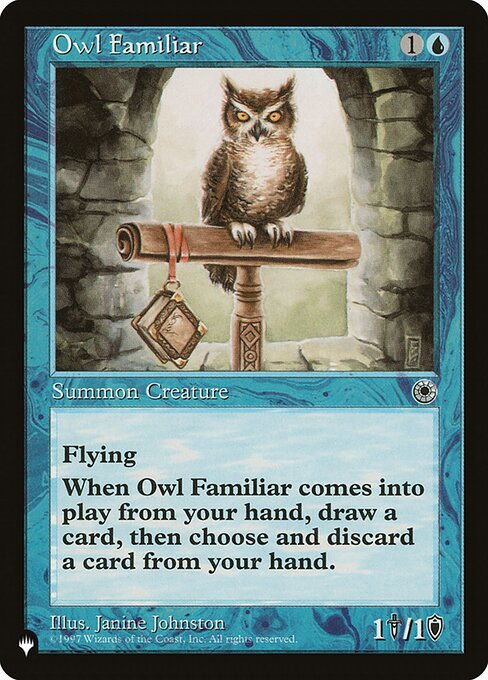Owl Familiar (PLST) (POR-63)