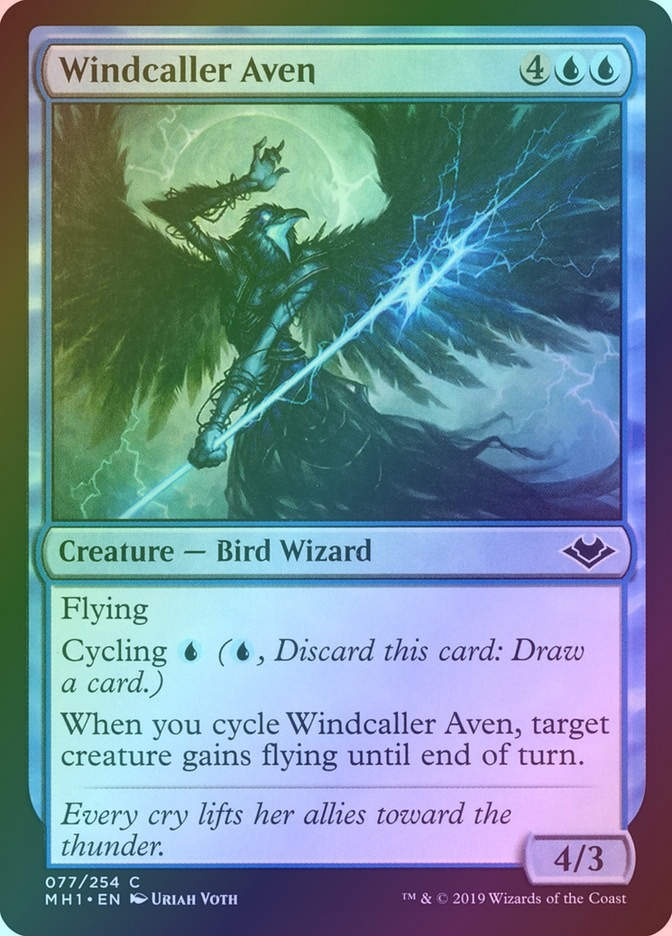 Windcaller Aven (MH1) (77) / Foil