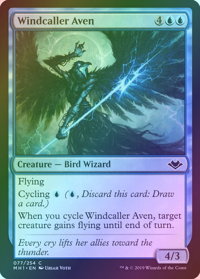 Windcaller Aven (MH1) (77) / Foil