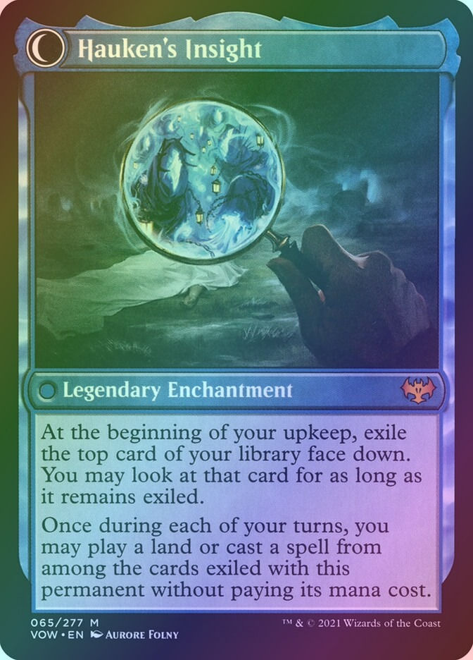 Jacob Hauken, Inspector // Hauken's Insight (VOW) (65) / Foil — cara 2 de 2