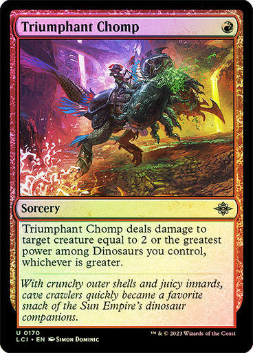 Triumphant Chomp (lci) / Foil