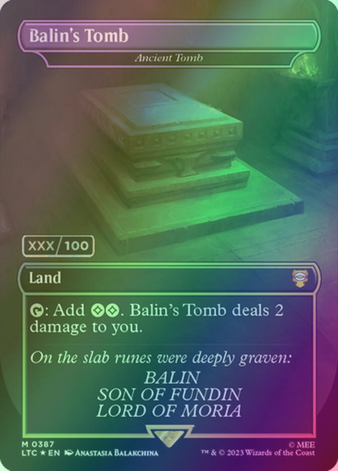 Ancient Tomb (LTC) (387z) / Borderless / Serialized
