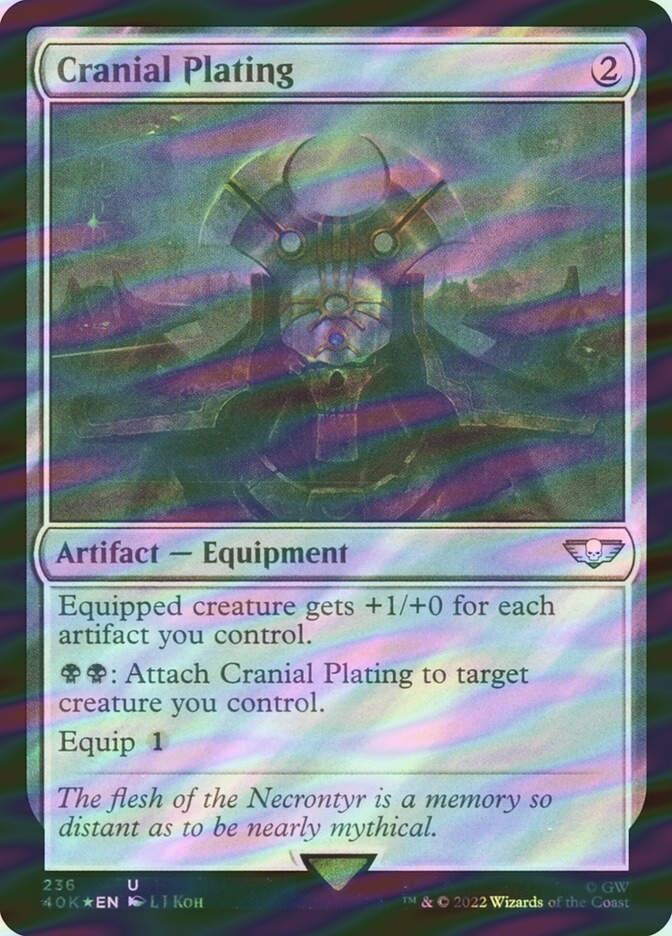 Cranial Plating (40K) (236★) / Surge Foil