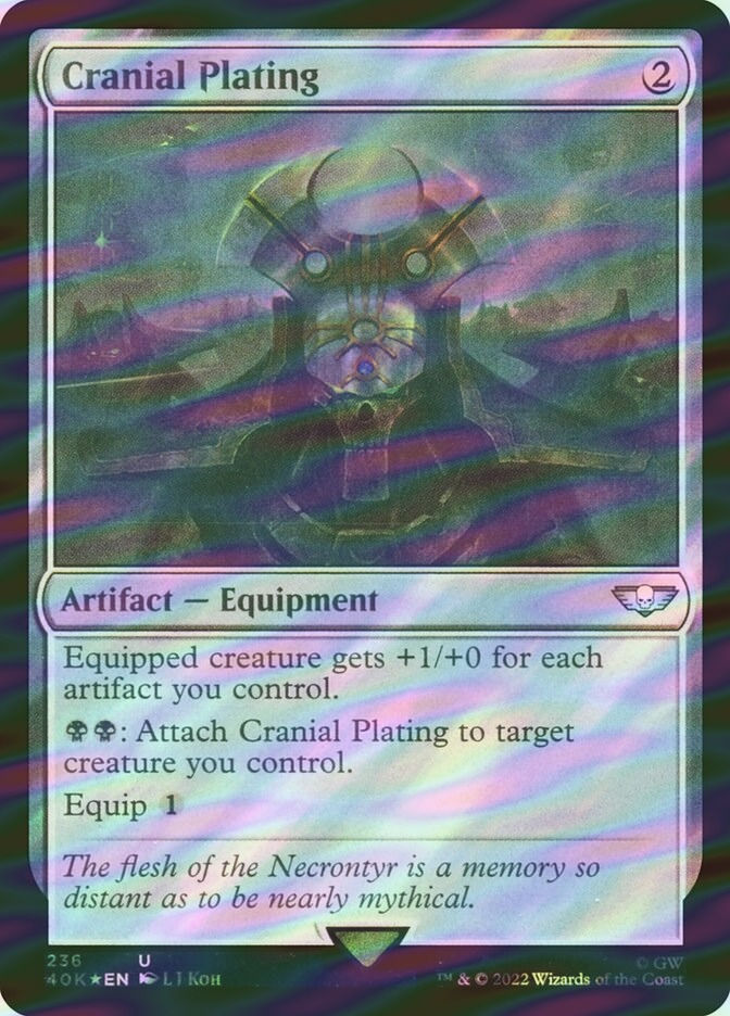 Cranial Plating (40K) (236★) / Surge Foil