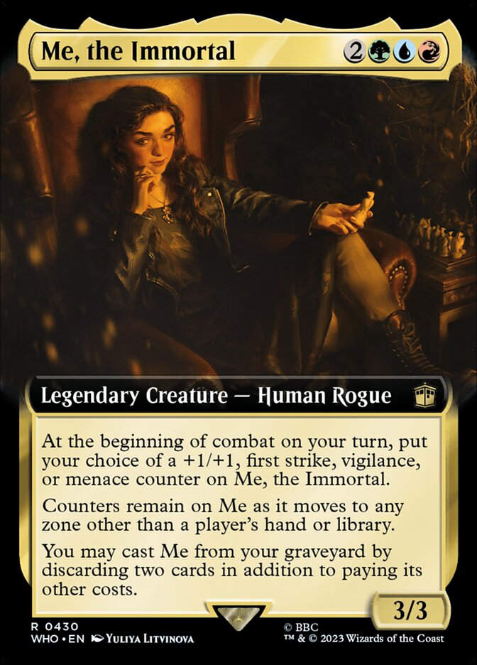 Me, the Immortal (WHO) (430) / Extended Art