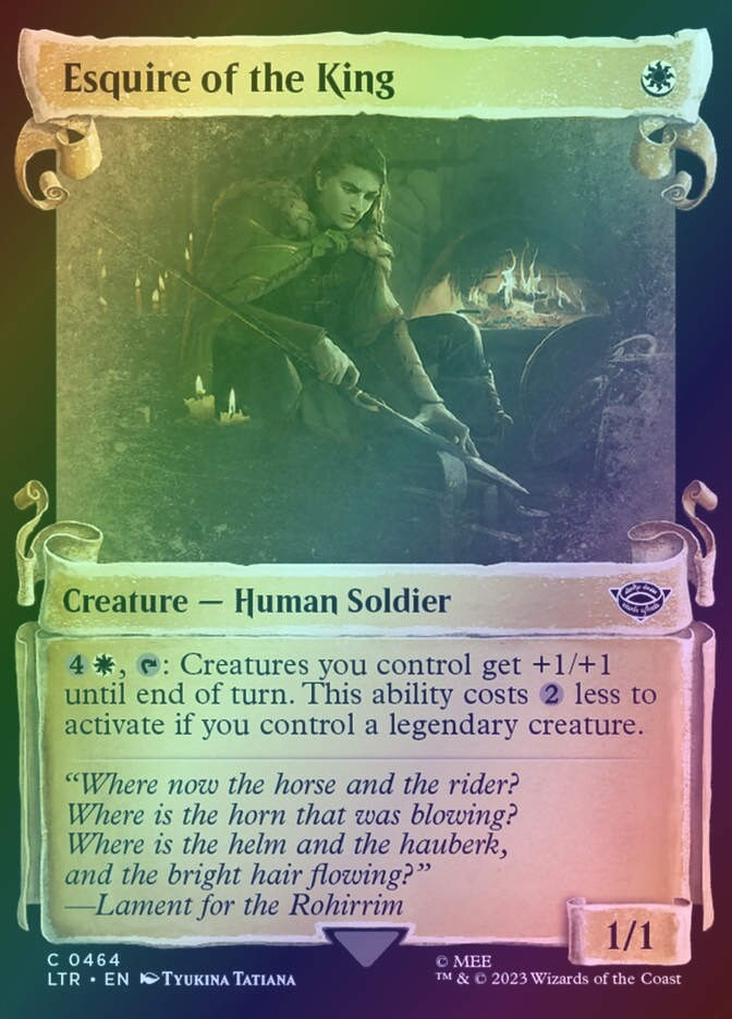 Esquire of the King (LTR) (464) / Showcase / Foil