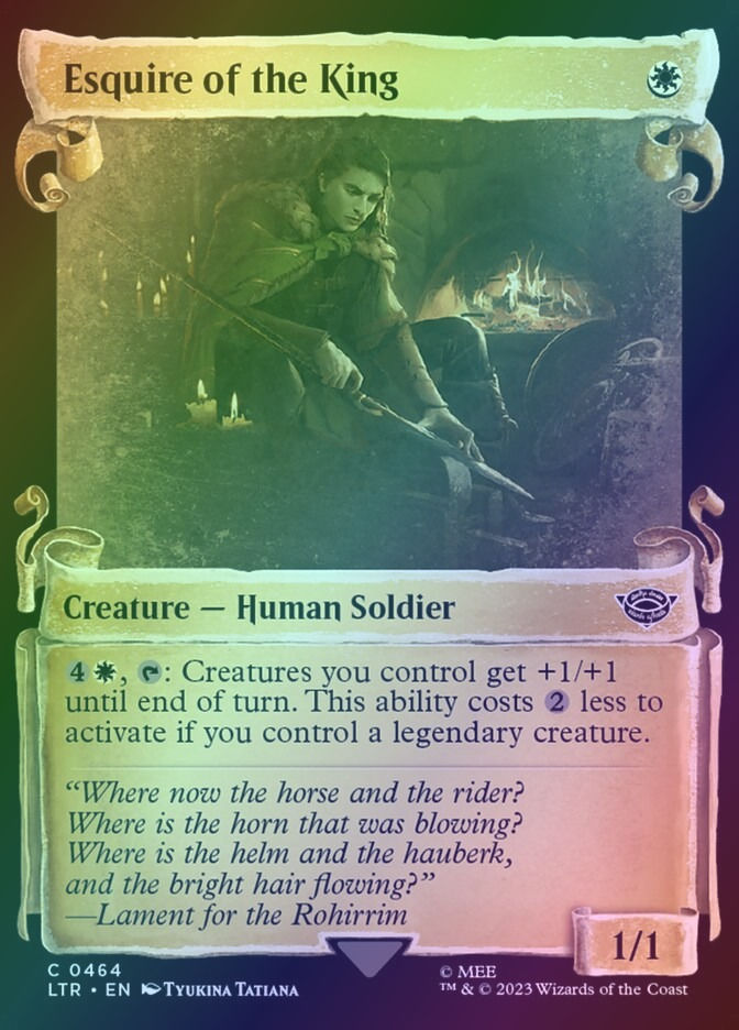 Esquire of the King (LTR) (464) / Showcase / Foil